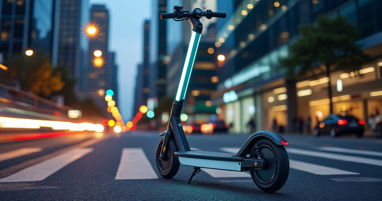 Leichter kompakter E-Scooter